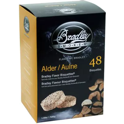 Bradley Smoker Olše udicí brikety 48ks