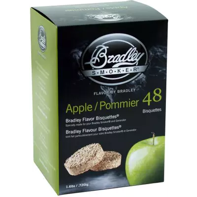 Bradley Smoker Jabloň udicí brikety 48ks