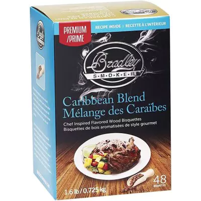 Bradley Smoker Premium Caribbean Blend udicí brikety 48ks