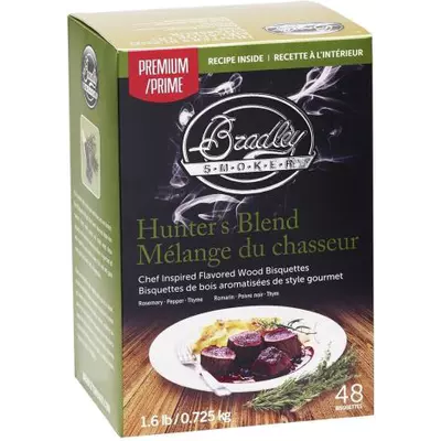 Bradley Smoker Premium Hunters Blend udicí brikety 48ks