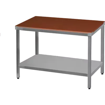 Stůl rámový nerezový s policí 1800x600x850mm