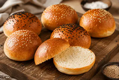 Bulka na burger – recept na vláčnou domácí burgerovou bulku