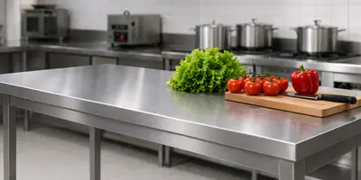 Nerezové stoly HENDI: jak vybrat pracovní stůl do gastro provozu