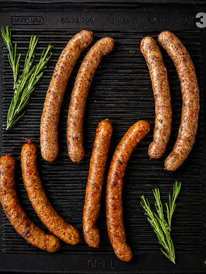 Hrubá grilovací klobása - Stálice letního grilování