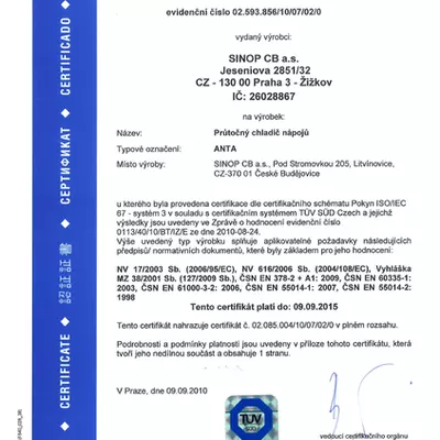 Sinop Průtokové chlazení ANTA AK40 2k R290 (5)