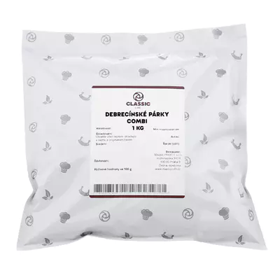 Classic line Debrecínské párky combi 1 kg (3)