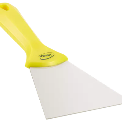 Vikan Škrabka nerez, 100mm, žlutá 40096 (3)