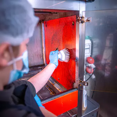 Vikan Kartáč ruční tvrdý kulatý - bílý (4)