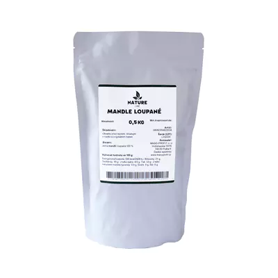 Nature line Mandle loupané 0,5 kg (2)