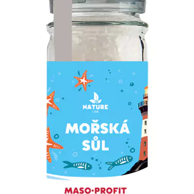 Nature line Mořská sůl mlýnek 120 g (2)