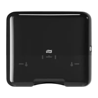 Tork Zásobník na papírové ručníky v roli Singlefold/C-fold Mini H3, černá - 553108 (2)