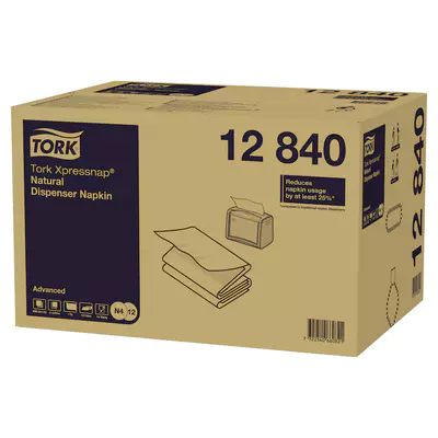Tork Ubrousky do zásobníku Xpressnap® Natural N4, N12 (5)