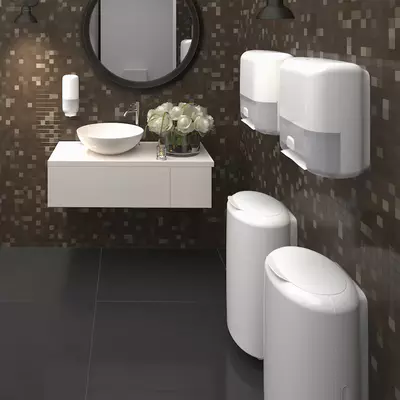 Tork Koš odpadkový 50l ELEVATION bílý B1 - 563000 (4)