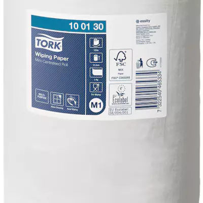 Tork Utěrka papírová mini bílá, 1 vrstva, M1 - 100130 (2)