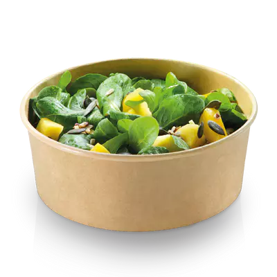 Pacovis Miska kraft/PLA, 1200ml Ø185x66mm (160ks) (2)