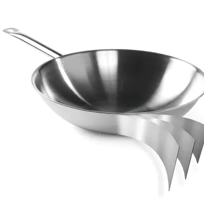 HENDI Pánev Wok 3vrstvá - bez poklice, HENDI, ø360x(H)90mm (2)