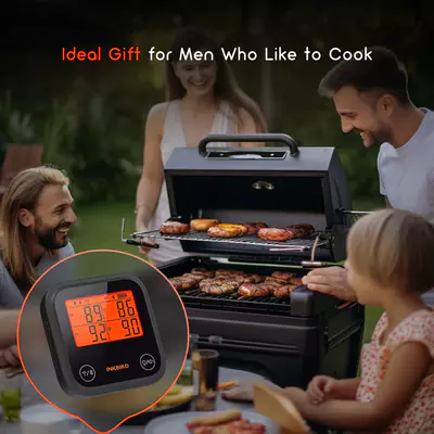 Teploměr BBQ IDT-34E-BW se 4 sondami WiFi & Bluetooth Inkbird (5)