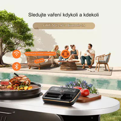 Teploměr BBQ bezdrátový WiFi & Bluetooth INT-12-BW Inkbird (3)