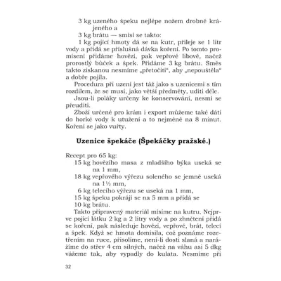 Kniha - Vzorné řeznictví a uzenářství (3)