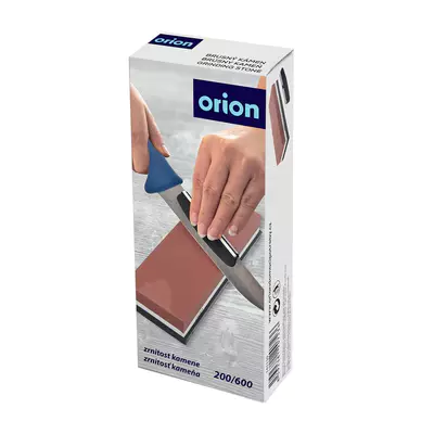 Orion Kámen brusný korund 200/600 s podložkou úchyt na nože (6)