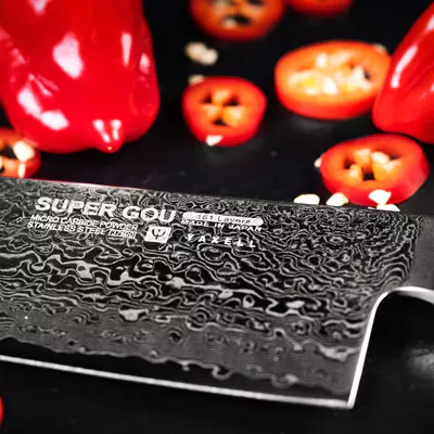 Yaxell Japan Nůž SUPER GOU 161 Nakiri 180mm (4)