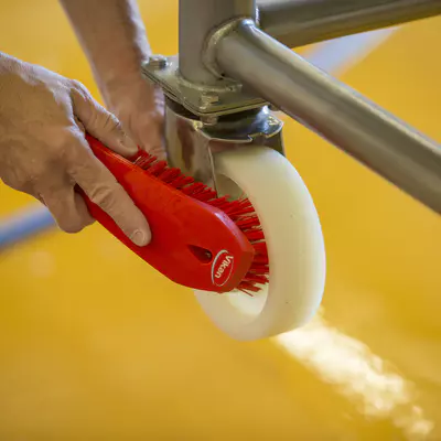 Vikan Kartáč ruční tvrdý - bílý (6)