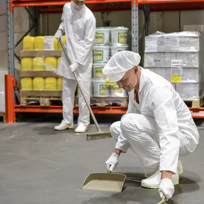 Vikan Smetáček ruční střední - oranžový (5)