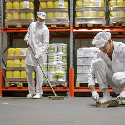 Vikan Smetáček ruční střední - oranžový (6)