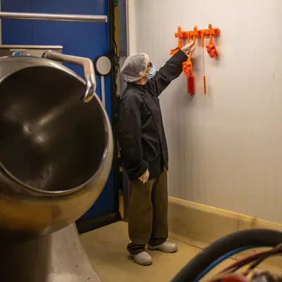 Vikan Kartáč na trubky střední Ø 60mm - modrý (4)
