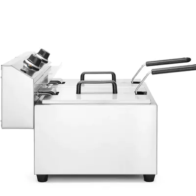 HENDI Fritéza, 2 × 8 l, HENDI, Profi Line, 16L, 230V (3)