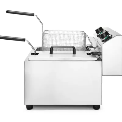 HENDI Fritéza, 2 × 8 l, HENDI, Profi Line, 16L, 230V (4)
