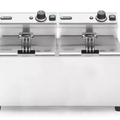 HENDI Fritéza, 2 × 8 l, HENDI, Profi Line, 16L, 230V (5)