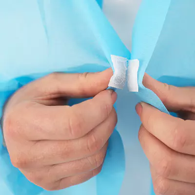 Plášť jednorázový suchý zip modrý XXL (3)