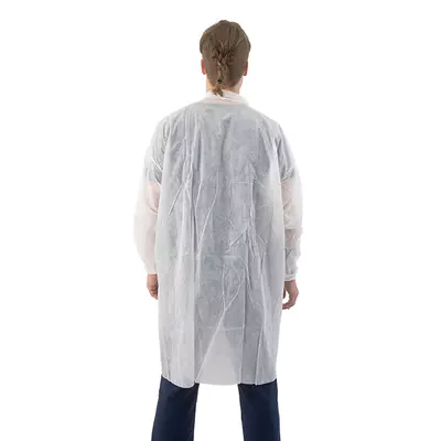 Plášť jednorázový suchý zip bílý XXL (2)