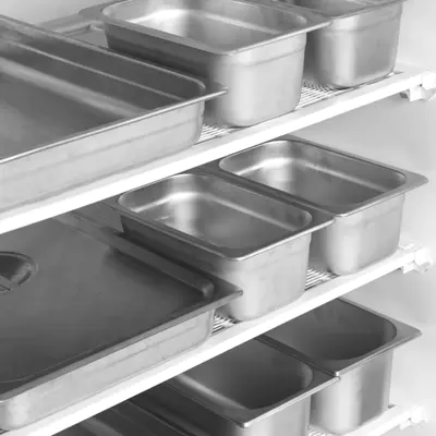 Tefcold Skříň mrazící UF 600 S, nerez, plné dveře (5)