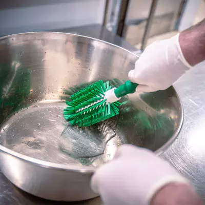 Vikan Kartáč na trubky střední k násadě Ø90mm - žlutý (2)