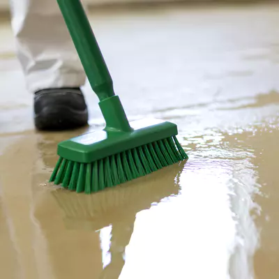Vikan Kartáč na stěny/podlahu kompaktní tvrdý 225 mm modrý 70423 (2)