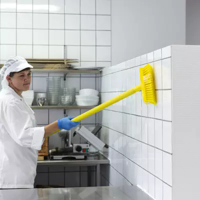 Vikan Kartáč na stěny/podlahu kompaktní tvrdý 225 mm modrý 70423 (5)