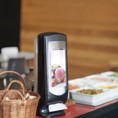 Tork Zásobník Xpressnap® vysokokapacitní na ubrousky Interfold, 21,6 x 33 cm, žirafa - 272211 (4)