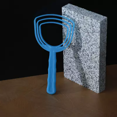 Giesser Škrabka na kostní piliny modrá 20 cm G 896612 b (2)