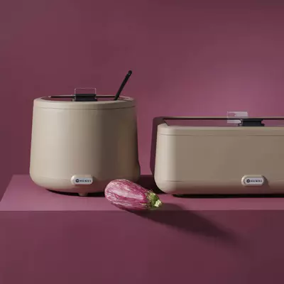 HENDI Kotlík na polévku UNIQ,  8L, Béžová, 220-240V/500W (2)