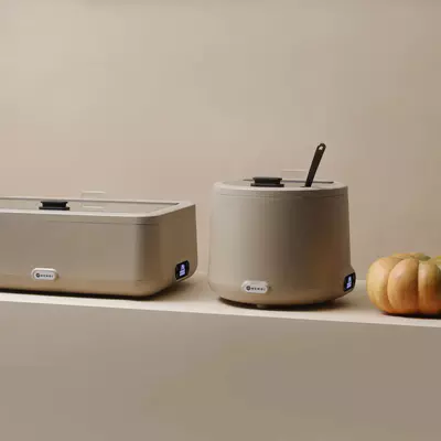 HENDI Chafing dish UNIQ, Béžová, 220-240V/700W (2)