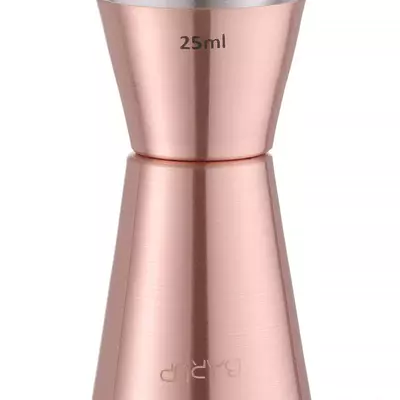 HENDI Odměrka barová 25/50 ml, BarUp, Měděná, ø42x(H)86mm (2)