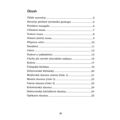 Kniha - Výroba uherského salámu a uherských specialit (5)