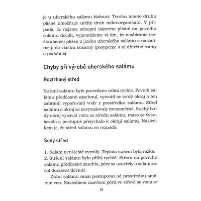Kniha - Výroba uherského salámu a uherských specialit (3)