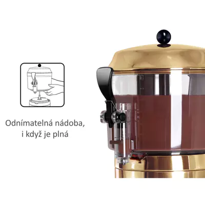 Výrobník čokolády a teplých nápojů 3l černý (2)