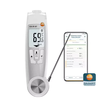Testo Teploměr 104 IR BT + vpich.čidlo, bezdotyk., kalibrace (4)