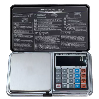 Váha kapesní přesná HD-01, 500g/ 0,01g, miska 65x70mm (3)