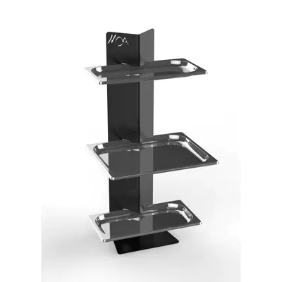 Etažér bufetový MOA Linea Minimal černý (3)