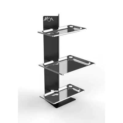 Etažér bufetový MOA Linea Minimal černý (6)